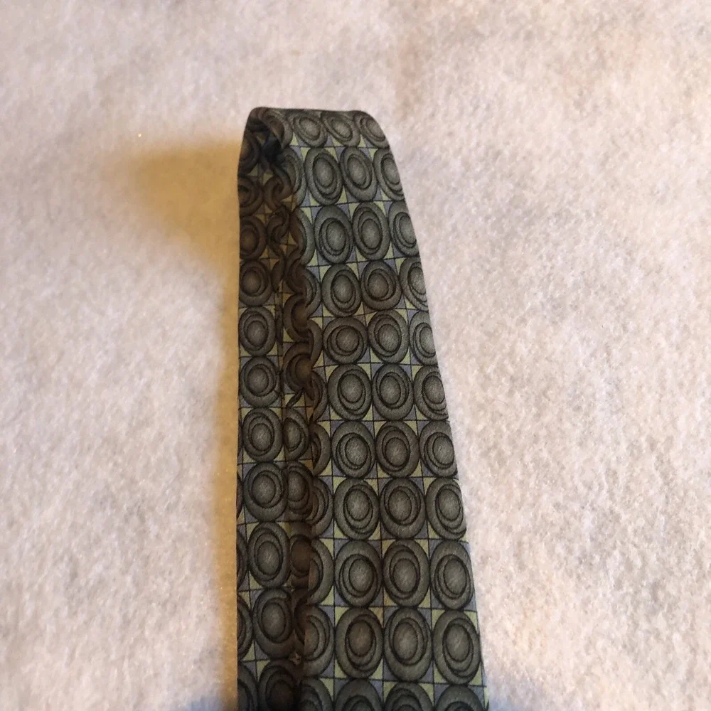 Grateful Dead Tie Green picasso Moon Sixth‎ set Jerry Garcia 100% Silk 1996